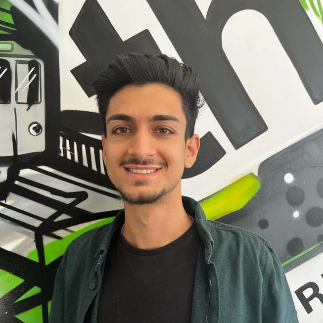A photograph of Arvin Moradi
